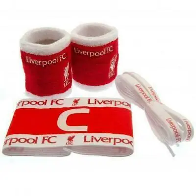 £10.90 • Buy Liverpool Football Accessory Set Gift - Wristbands / Armband & Shoe Laces