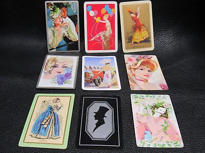 Lot 9 Art Deco Swap Cards Vintage Linen • $5.95