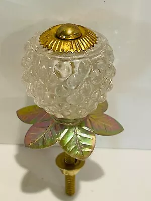 Vintage Crystal Glass Pineapple Dresser Furniture Knobs Set Of 6 NEW • $30