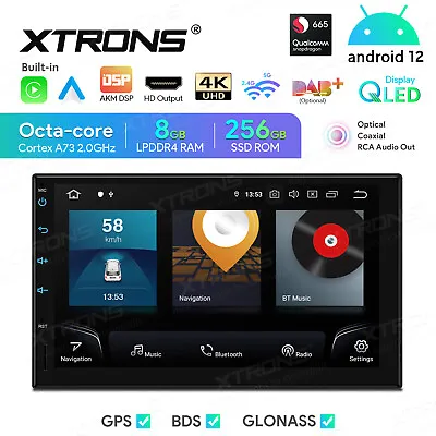 7  Universal Double 2DIN Android 12 Car Stereo 8-Core 8+256G WiFi Head Unit HDMI • $299.99