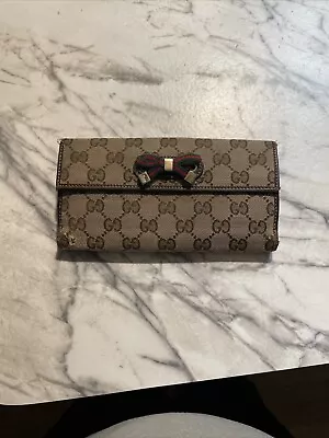 Gucci GG Canvas Long Wallet • $80