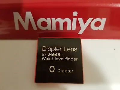 Mamiya 645 PRO TL PRO SUPER M645 Waist Level Finder ( 0 ) DIOPTER LENS • $31.20