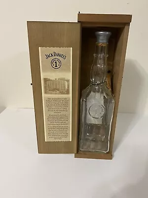 Empty Jack Daniels 1994 Barrel House 1 Batch B-002 Bottle With Wood Box And Tag • $190