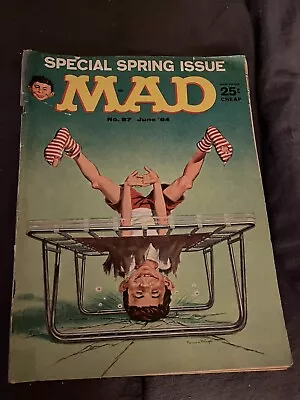 Mad Magazine #87 June 1964 G- Magazine Shipping Included • $12.90