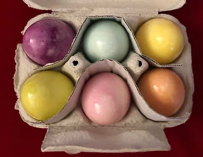 $3.99 • Buy 6 Ceramic Easter Eggs, Pre-owned