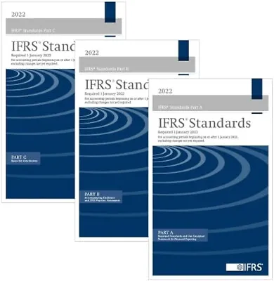 IFRS Standards Required 1 January 2022 Full Set - Part A B And C New Sealed • £15.99