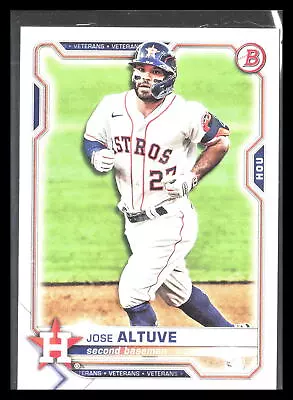 Jose Altuve 2021 Bowman #84 • $1.49