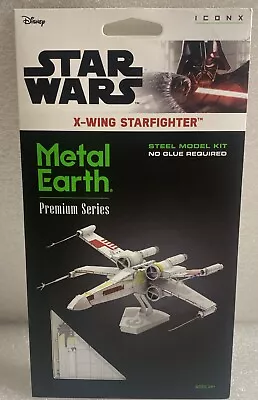 Star Wars X-Wing Starfighter Collectable Fascinations Metal Earth ICX132 • $22