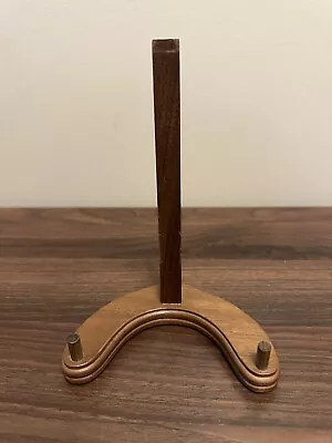 Vintage Walnut Easel Art Display Tabletop Stand Bards Production Company • $17