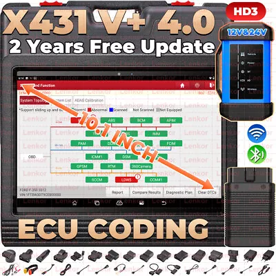 LAUNCH X431 V+ PRO3S+ HDIII PRO 5 Heavy Duty Truck OBD Diagnostic Scanner Tool • $1459