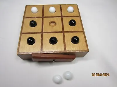 Nice Small Vintage Wood Tic Tac Toe Game • $19.99