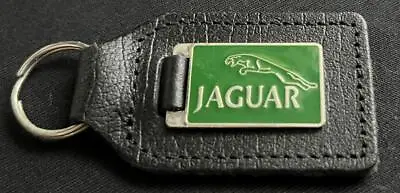 Jaguar Leaping Cat Motor Car Enamel Leather Key Ring Key Fob Badge Emblem • £45