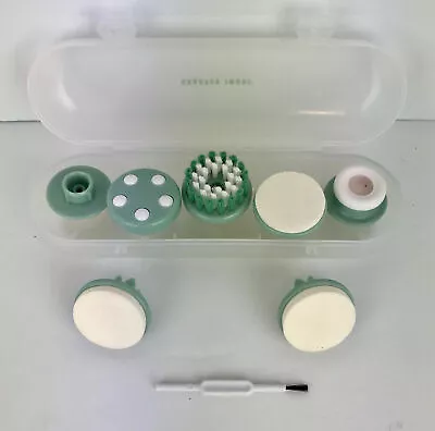 Sharper Image Microdermabrasion System 6 Facial Cleanser Attachments & Case New • $15.99