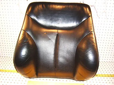 Mercedes 92-93 W140 600SEL V12 Front L Or R Seat LEATHER Back BLACK OEM 1 Cover • $348