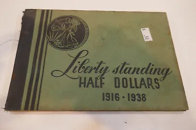   Meghrig  Album Folder Liberty Standing  Half Dollars 1916 To 1938 • $9.95