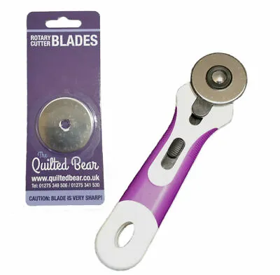 45mm DAFA Soft Grip Rotary Cutter With FREE Replacement Blade Similar To OLFA! • £10.09