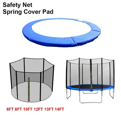 £45.97 • Buy Trampoline Safety Net Replacement Spring Cover Padding Surround Pad Ladder