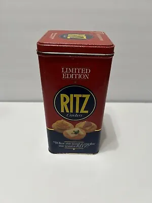 Vintage Nabisco Limited Edition Ritz Cracker Tin Canister Advertisement • $10