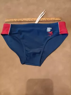 Speedo Diving Swim Brief Fishing Trip Mens Size 28. • $12.50