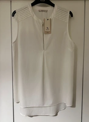 £8.50 • Buy TU Women's White Sleeveless Size 14 Zip Up Front Top