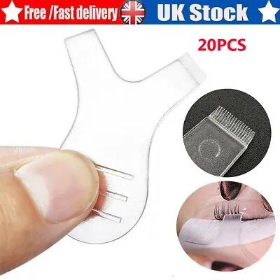 20X Eyelash Lifting Lash Lift Brow Lamination Perm Y Comb Separating Tool Brush· • £6.55