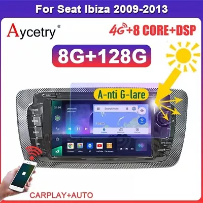 Android 11 2Din Radio Multimedia Player Stereo For Seat Ibiza MK4 2009-2013 • $309.99