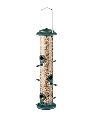 IBorn Metal Bird Feeders 6 Ports Hanging Wild Bird Seed Feeder For Mix Seed B... • £15.05