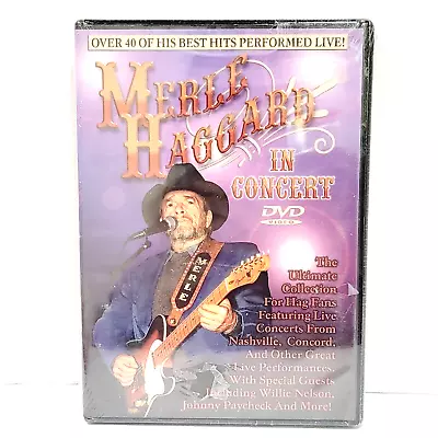 Merle Haggard In Concert DVD 1999 Over 40 Of His Best Hits Performed Live NEW  • $37.97
