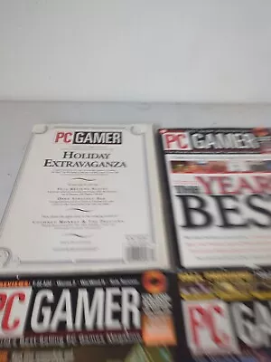 Lot Of 4 PC Gamer Video Game Magazines 97-98 • $30