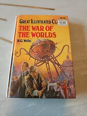 War Of The Worlds By H.G. Wells [HC  1993] Great Illustrate Classics - Good • $0.99
