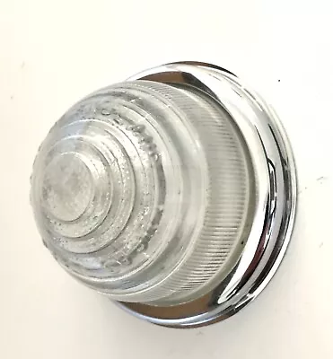 Land Rover Series 122a Lucas L594 Glass Side Light & Chrome Ring • $42