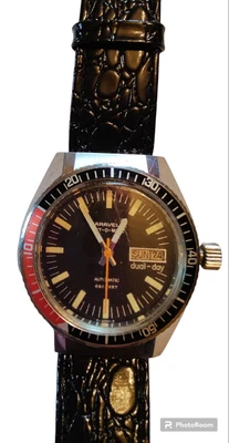 $195 • Buy Vintage Caravelle Mens 1978 666 Feet Automatic Set-o-matic Watch
