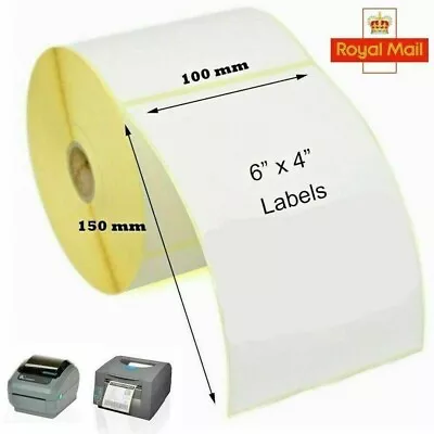 4x6  100x150mm Direct Thermal Labels 250/roll Zebra Toshiba Citizen 6x4 CHEAPEST • £304.85