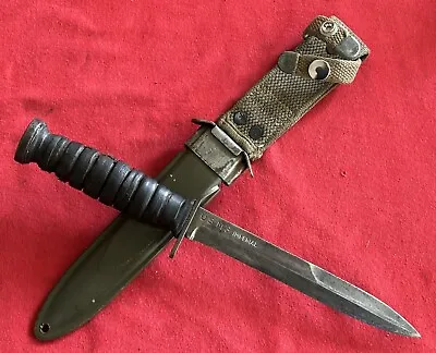 Ww2 Us - M3 - Imperial Fighting Knife & Usm8 - Bm Co. Original Sheath • $459.99