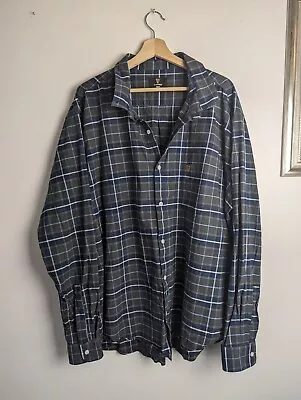 Mens Guinness Long Sleeve Checked Shirt 4XL XXXXL • £19.90