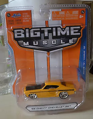 JADA TOYS '69 Chevy Chevelle SS #003 Wave 18 BIGTIME MUSCLE SERIES NEW • $15