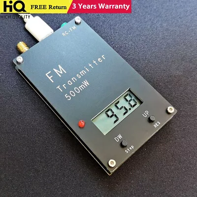 RC-FM 2000M FM Transmitter Digital Display Transmitter 0.5W 500mW Stereo 76-108M • $33.12