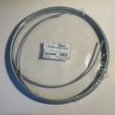 10 ROLLS EDELMANN SILVER ZINC BRAKE LINE STEEL TUBING COIL 3/16  OD X 25 FT Roll • $89.99