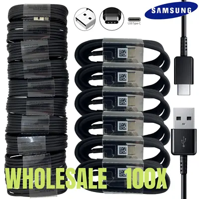 100X Wholesale Bulk USB Type C Cable 4ft For Samsung Fast Charger Charging Cord • $95