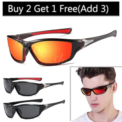$7.69 • Buy Mens Sunglasses UV400 Polarized Glasses Fishing Sports Driving Wrap Eyewear AU