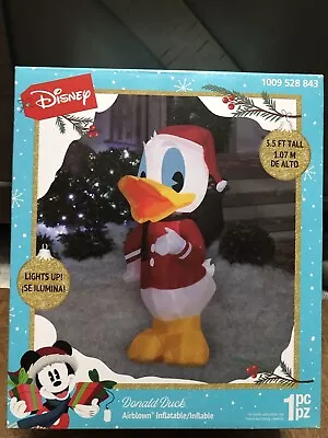 Disney Donald Duck Inflatable Christmas Yard Decor 3.5 Ft Lights Up-Gemmy • $39.99