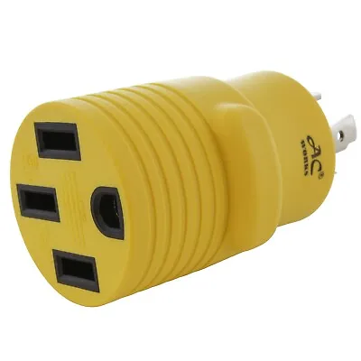 Compact RV Power Adapter NEMA L14-30P To NEMA 14-50R By AC WORKS® • $39.99