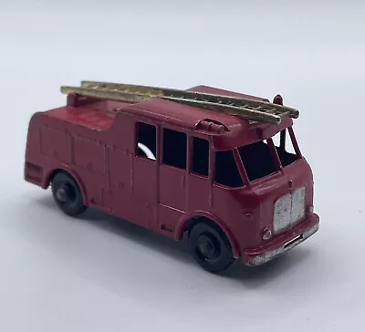 Vintage 1959 Lesney Matchbox #9 Merryweather Marquis Fire Engine Regular Wheel • $14.99