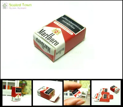 2pcs Dollhouse Miniature 1:6 Cigarette Tobacco Pack Model Bar Room Store Decor • $1.73