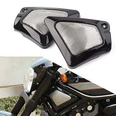 Pair Black Frame Neck Side Cover Guard For Harley V-Rod VRSCD VRSCDX VRSCA VRSCB • $33.71