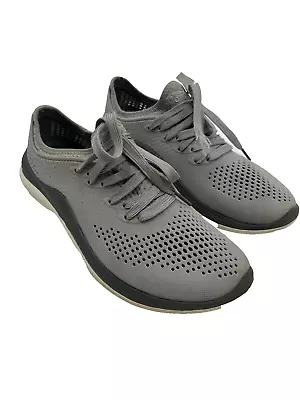 Crocs LiteRide 360 Pacer 206715 Grey Casual Shoes Men’s Size 8 • $18.99