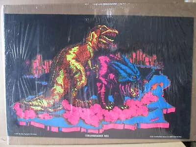Tyrannosaurus Rex Black Light Psychedelic Vintage Poster 1971 Cng3019 • $128.15