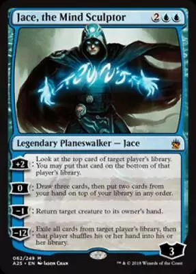 MTG Jace The Mind Sculptor Near Mint Normal Masters 25 • $25.99