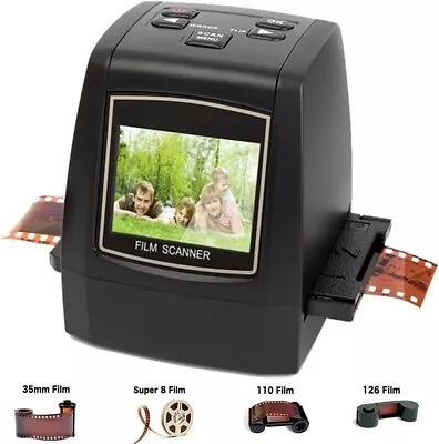 KODAK Mini Digital Film & Slide Scanner – Converts 35mm 126 110 Super 8 & 8mm • $163