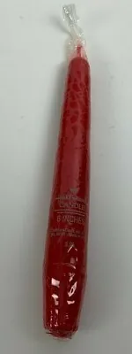 Vintage Hallmark Taper Candle Christmas Holiday Red 6  Sealed NEW  • $13.45